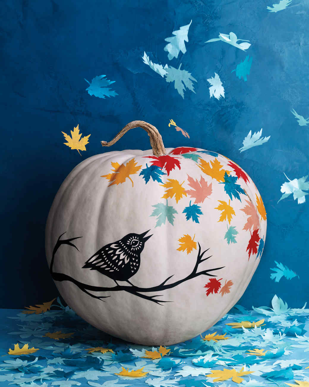 Ready for a Pop of Color? Try Leafy Rainbow,Inspired Pumpkins